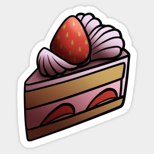 Strawberry Cake Sticker